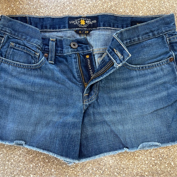 Lucky Brand Indigo Denim Cutoff Shorts - Picture 1 of 2